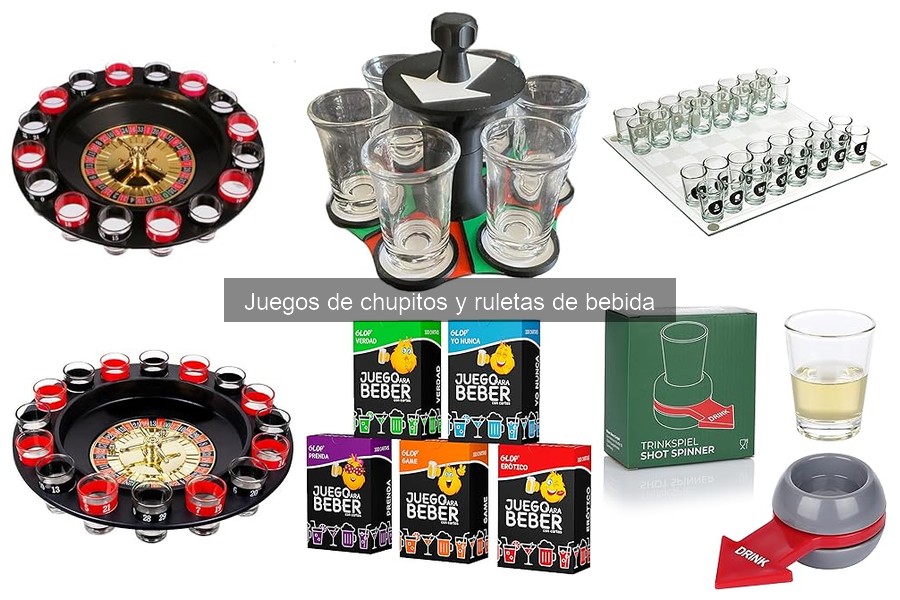 Comparativa de Juegos de Chupitos y Ruletas de Bebida