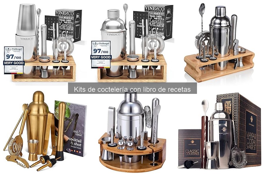 Comparativa de Kits de Coctelería Elegantes y Funcionales