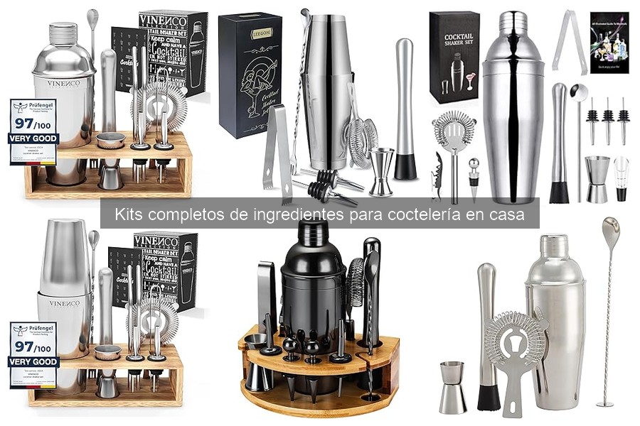 ** Comparativa de Kits de Coctelería: Mejores Marcas y Precios