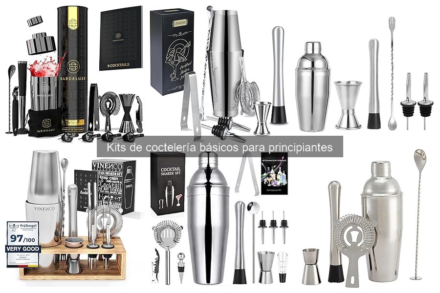 Comparativa de Kits de Coctelería para Principiantes