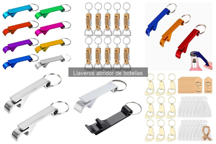 Comparativa de Llaveros Abridores de Botellas: Acero vs Plástico