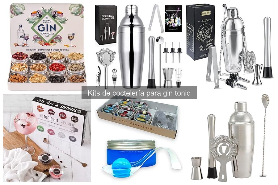 Comparativa de los mejores kits de coctelería para gin tonic