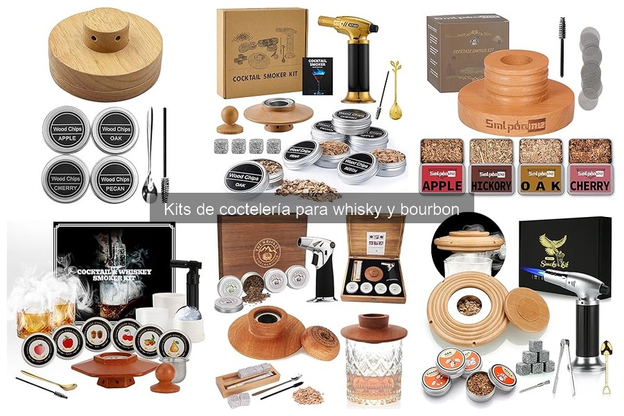 Comparativa de los mejores kits de coctelería para whisky y bourbon