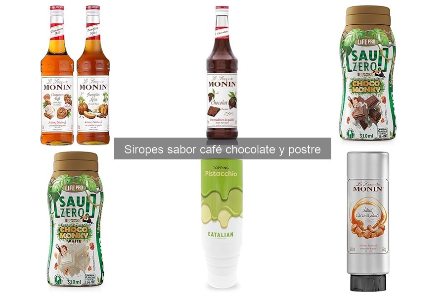 Comparativa de los Mejores Siropes Sabor Café, Chocolate y Postre