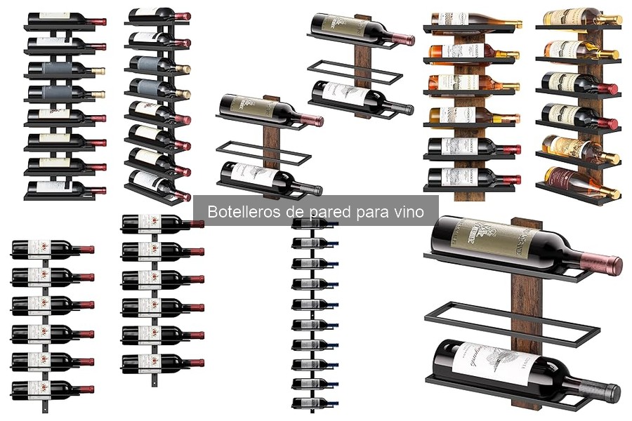 Comparativa de materiales para botelleros de pared
