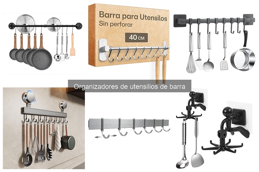 Comparativa de organizadores de utensilios de barra 2023