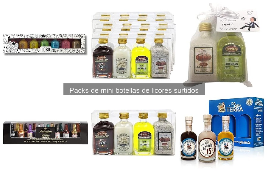 Comparativa de Packs de Mini Botellas de Licores Surtidos