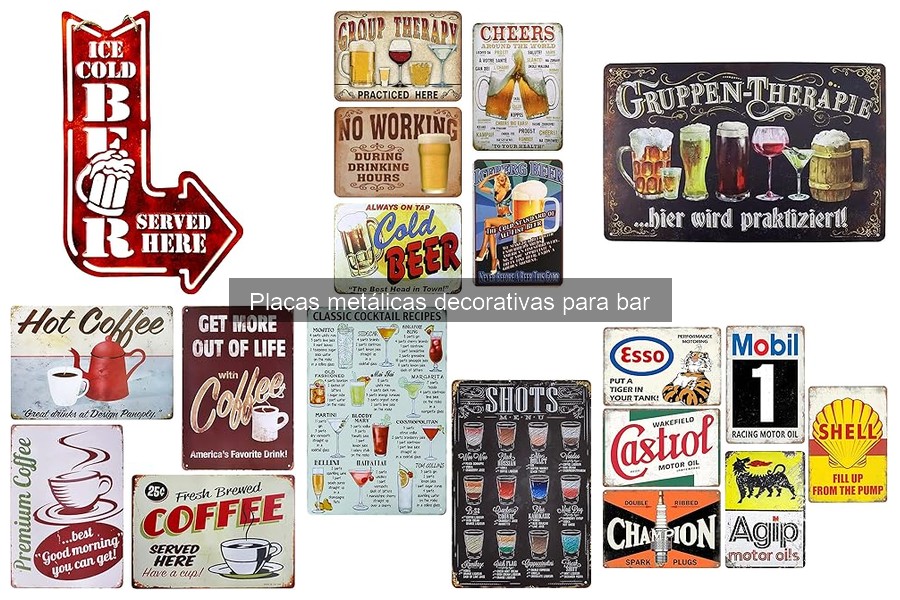 Comparativa de Precios de Placas Metálicas Decorativas