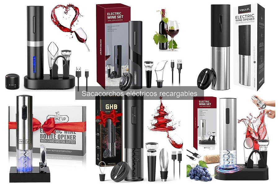 Comparativa de precios de sacacorchos eléctricos recargables