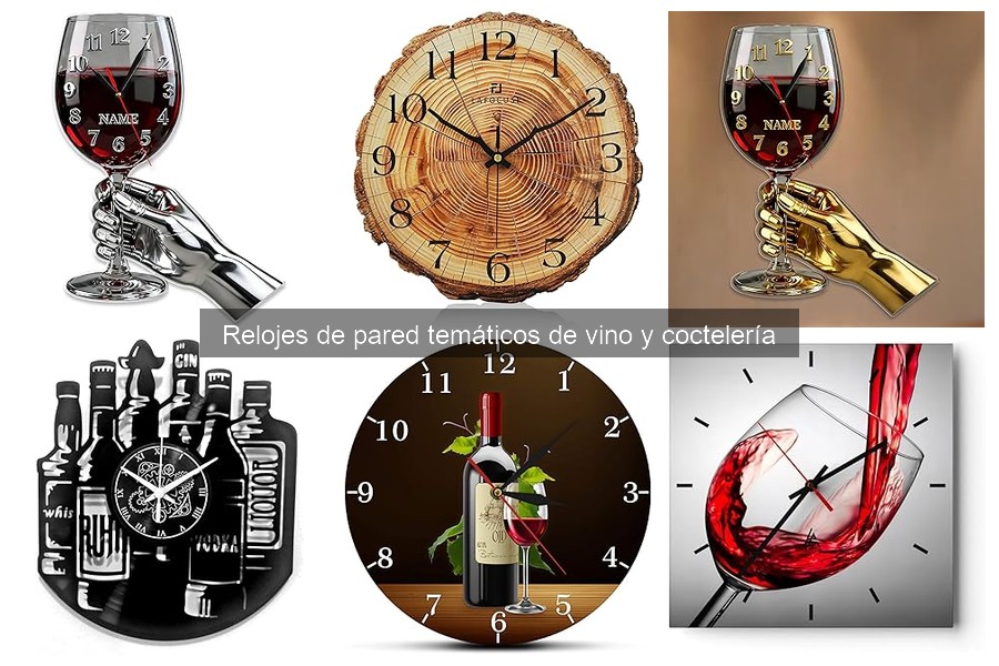 Comparativa de Relojes de Pared de Vino: Mejores Marcas y Precios