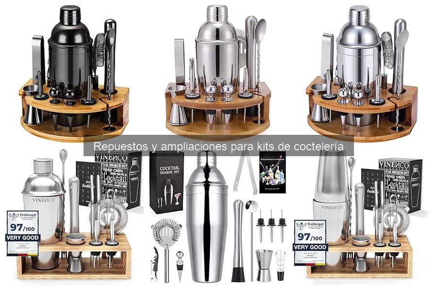 Comparativa de Repuestos para Kits de Coctelería 2023
