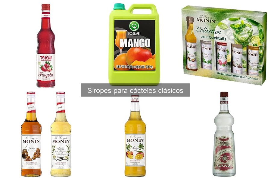 Comparativa de Siropes para Cócteles: ¿Cuál Elegir?