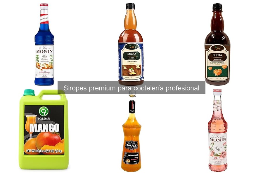 Comparativa de Siropes Premium para Cócteles: Mejores Marcas