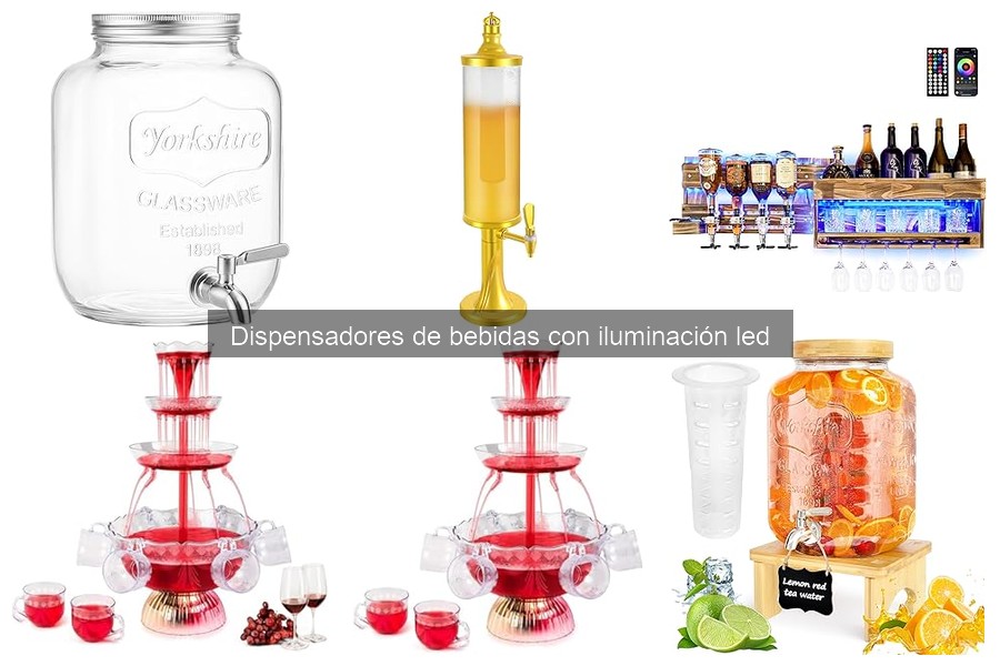 Comparativa: dispensadores de bebidas LED vs convencionales