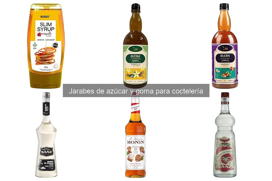 Comparativa: Jarabes de azúcar vs. jarabes de goma para cócteles