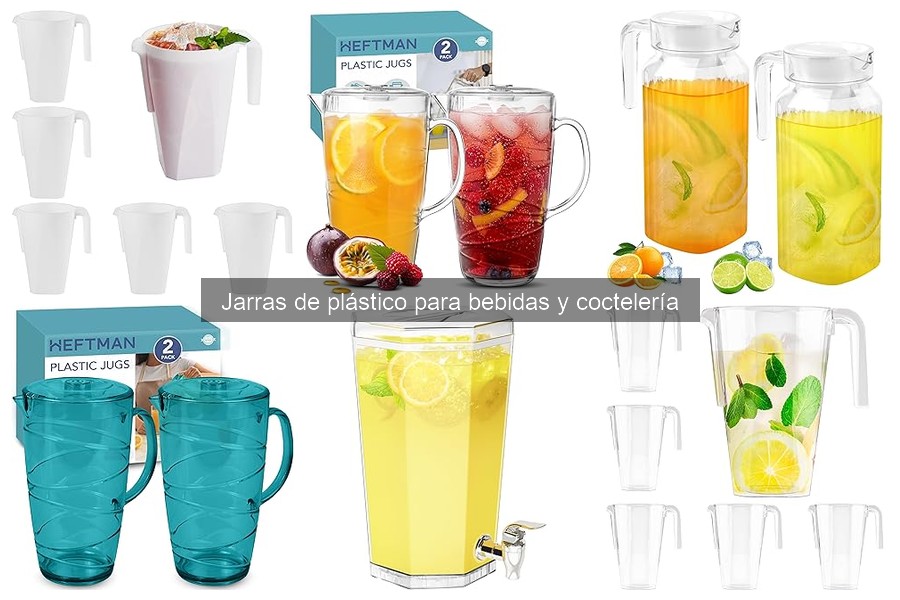 Comparativa Jarras de Plástico vs Vidrio para Bebidas