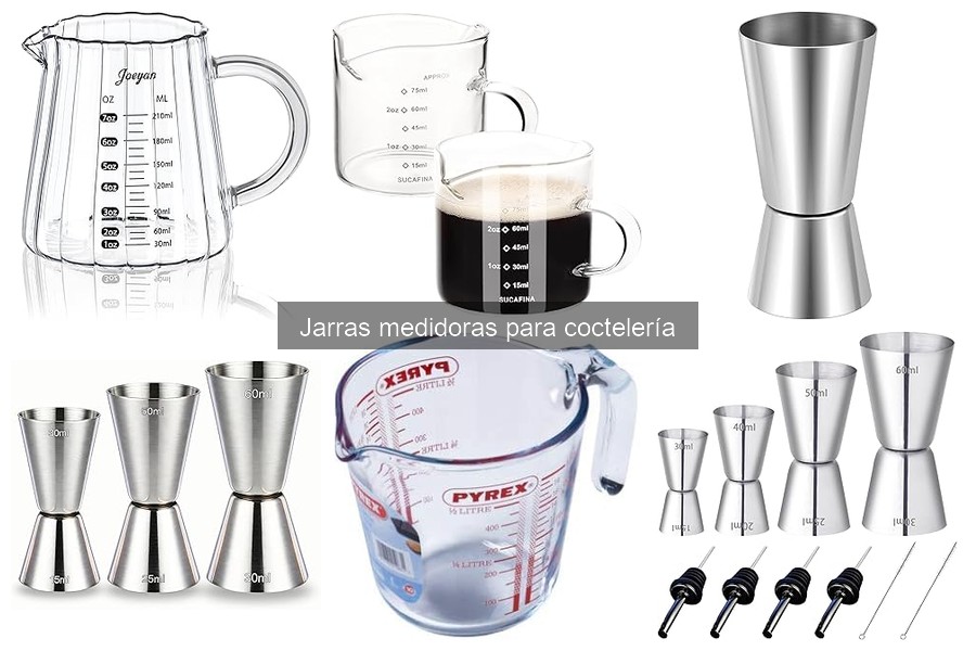 Comparativa: Jarras Medidoras de Vidrio vs Plástico para Coctel