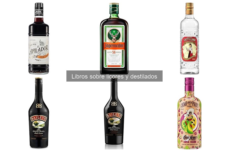 Comparativa: Libros sobre Destilados vs Licores
