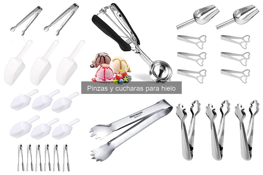Comparativa: Pinzas de acero inoxidable vs. plásticas para hielo