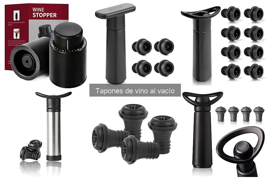 Comparativa: Tapones de vino al vacío vs bombas de vacío