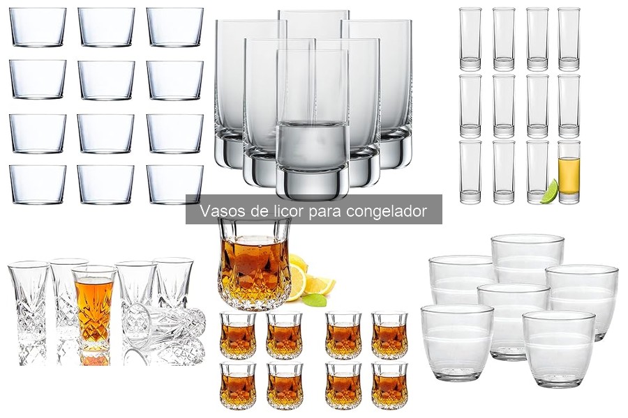 Comparativa: Vasos de licor para congelador vs. tradicionales