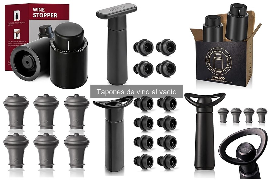 Compatibilidad de tapones al vacío con botellas de vino