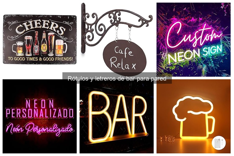 Consejos para el Mantenimiento de Rótulos de Bar para Pared