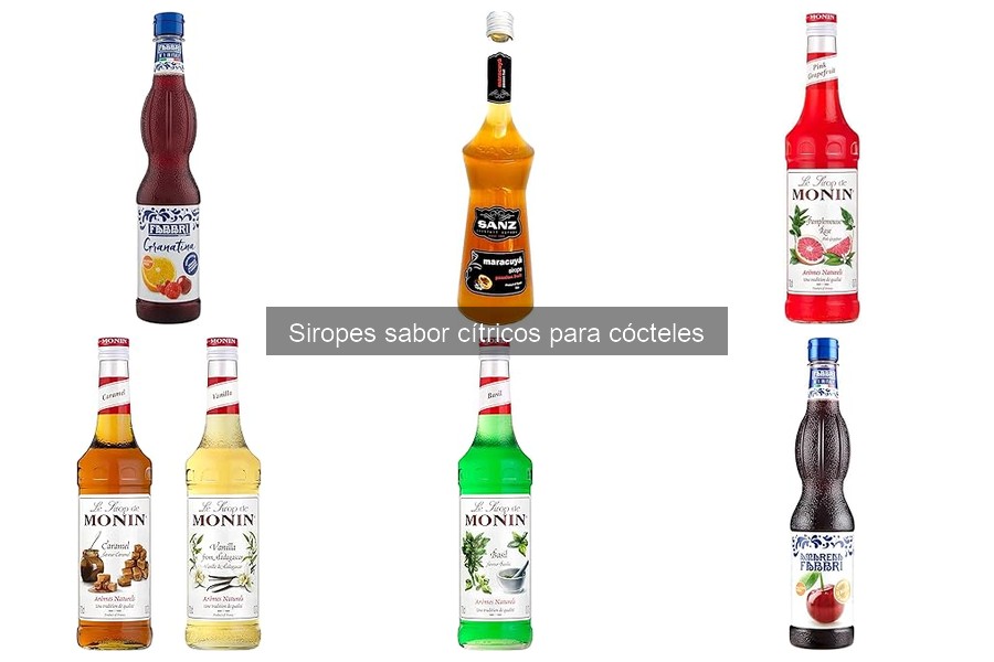 Consejos para Mezclar Siropes Cítricos en Cócteles