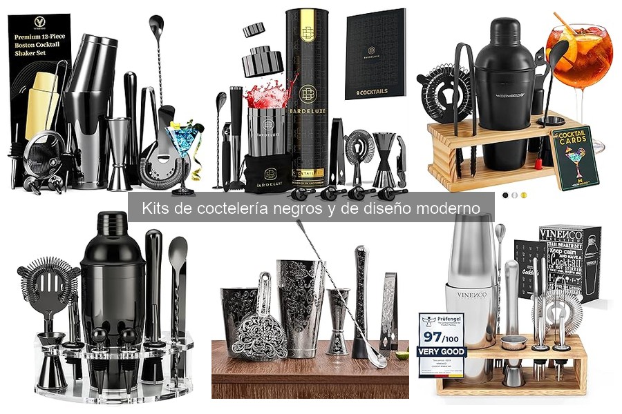Consejos para Usar un Kit de Coctelería de Diseño Moderno