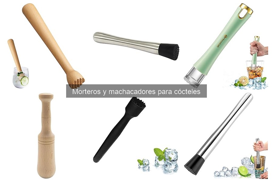 Consejos para usar un mortero en coctelería y maximizar sabores