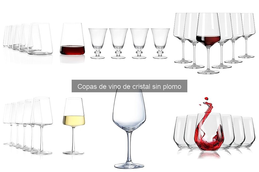 Copas de vino de cristal sin plomo para una cata perfecta