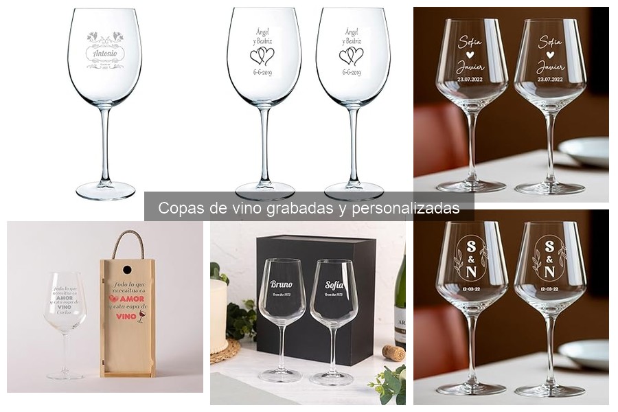 Copas de vino grabadas y personalizadas: ¿Qué son?