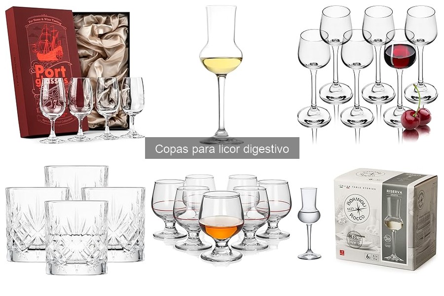 Copas para licor digestivo: ¿Servir otras bebidas?