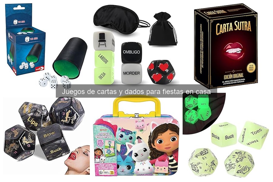 Crea el combo perfecto de juegos de cartas y dados para fiestas