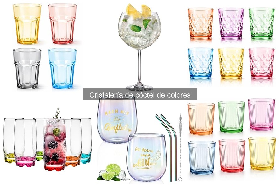 Cristalería de Cóctel de Colores: ¿Qué es y sus Características?