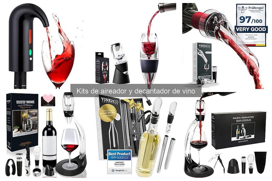 ¿Cuándo usar un aireador y decantador de vino en casa?