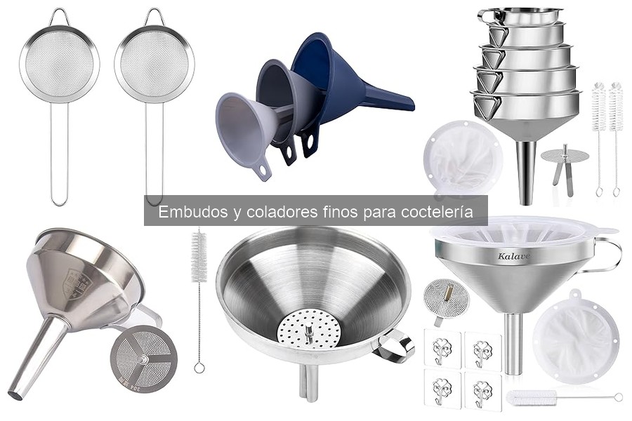 Cuidados y Mantenimiento de Embudos y Coladores Finos