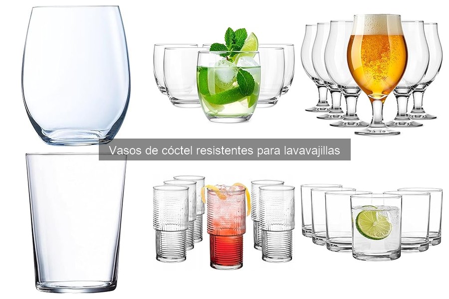 Cuidados y Mantenimiento de Vasos de Cóctel Resistentes