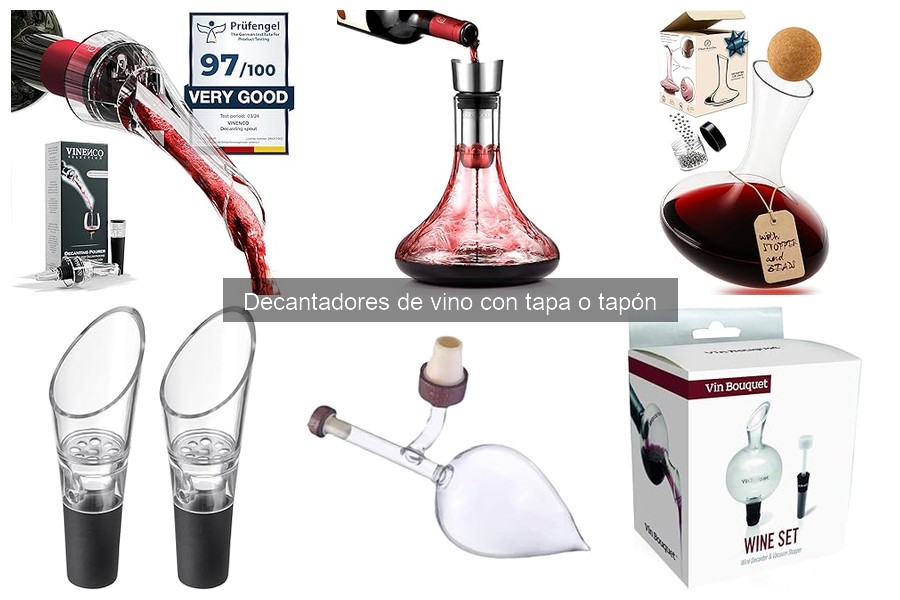 Decantadores de vino con tapa: ¿Qué son y cómo funcionan?