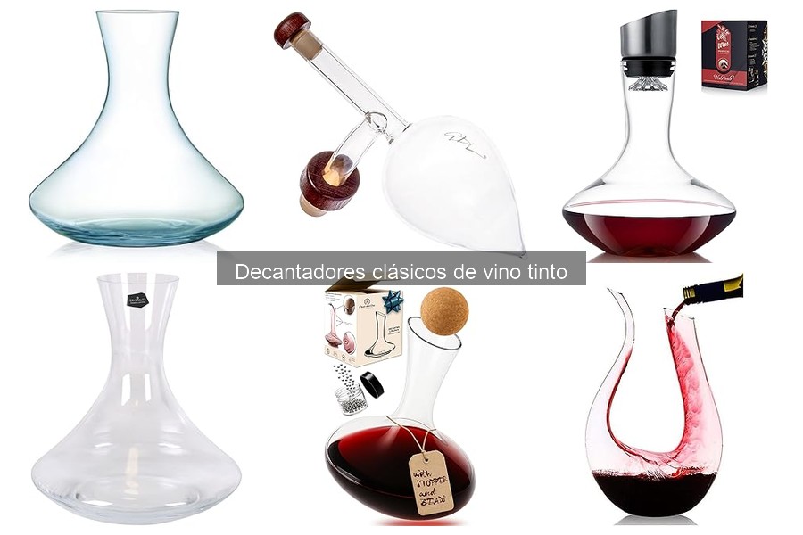 Decantadores de vino tinto para ocasiones especiales