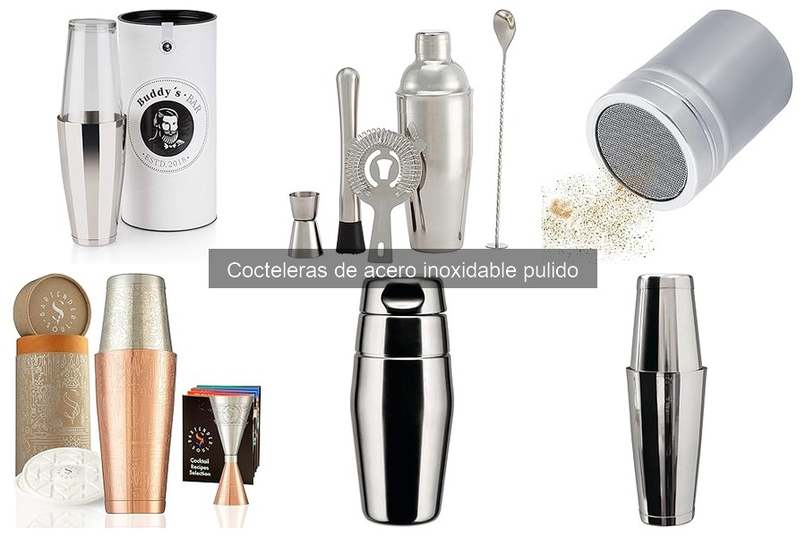 Deliciosas recetas de cócteles con coctelera de acero inoxidable