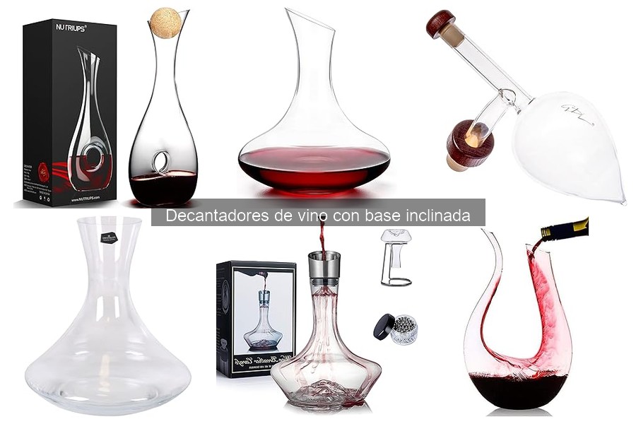 Descubre el Decantador de Vino con Base Inclinada