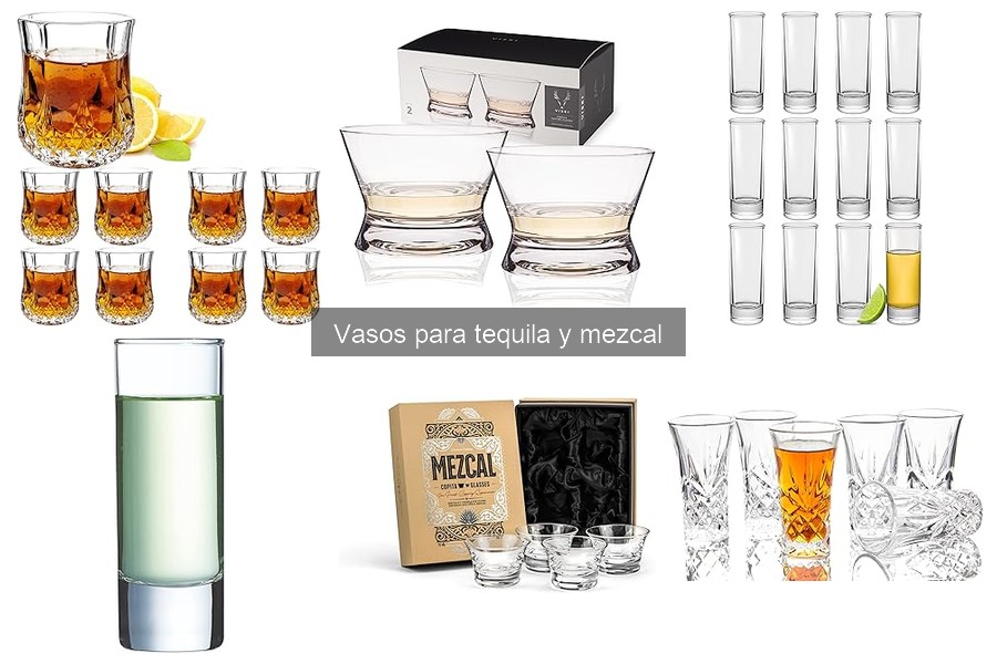 Descubre los mejores tipos de vasos para tequila y mezcal