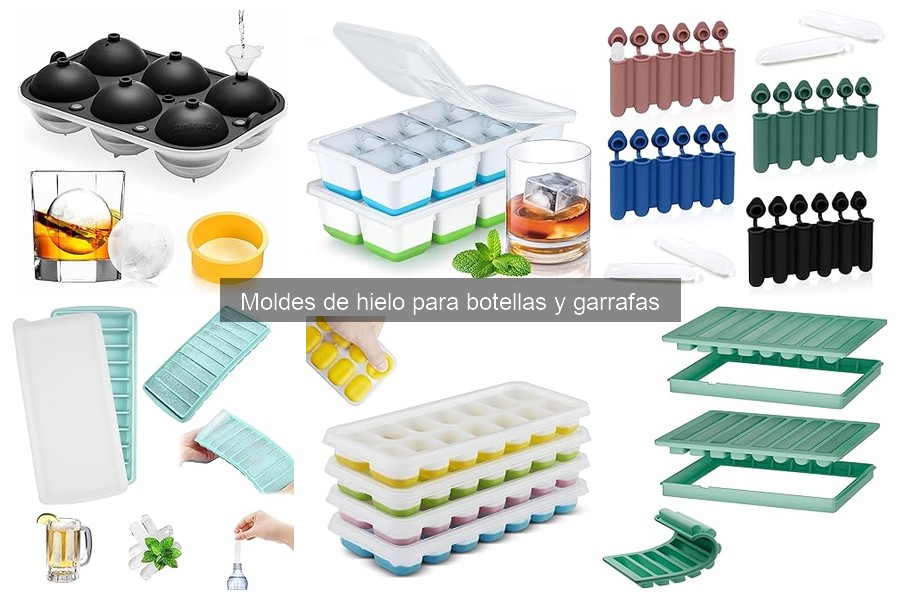 Descubre los moldes de hielo para botellas y garrafas
