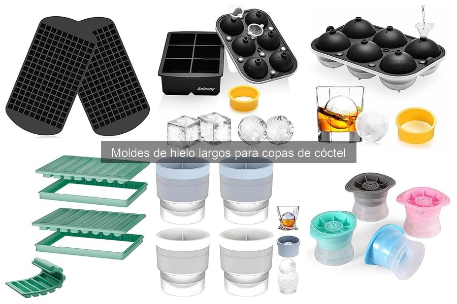 Descubre qué son los moldes de hielo largos para cócteles