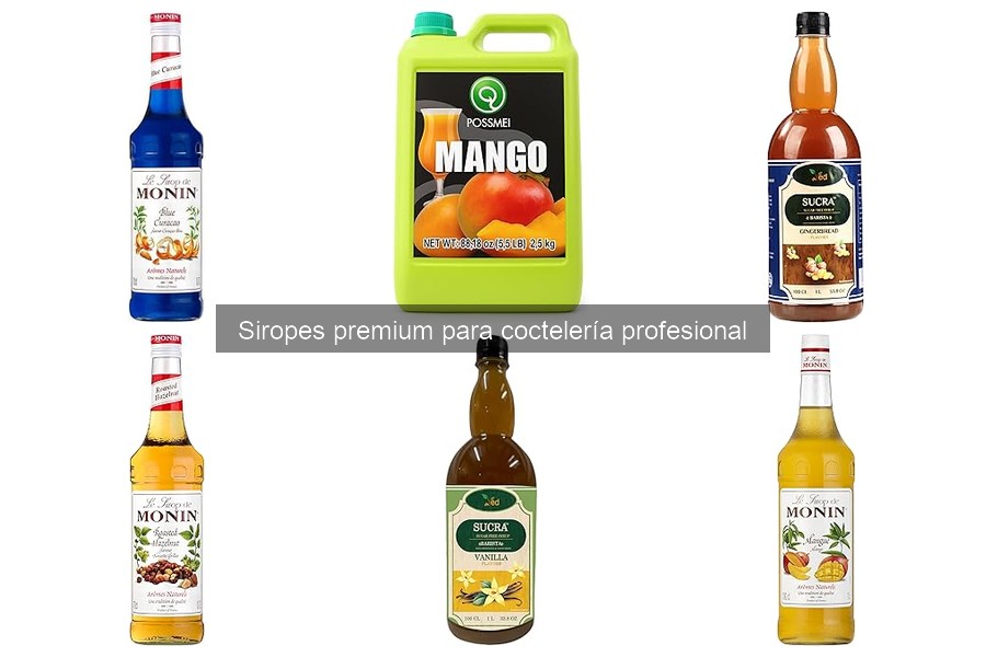 Descubre qué son los siropes premium para coctelería