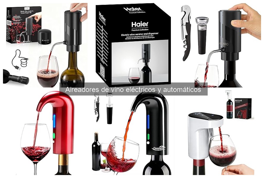 Diferencias entre aireadores de vino eléctricos y manuales