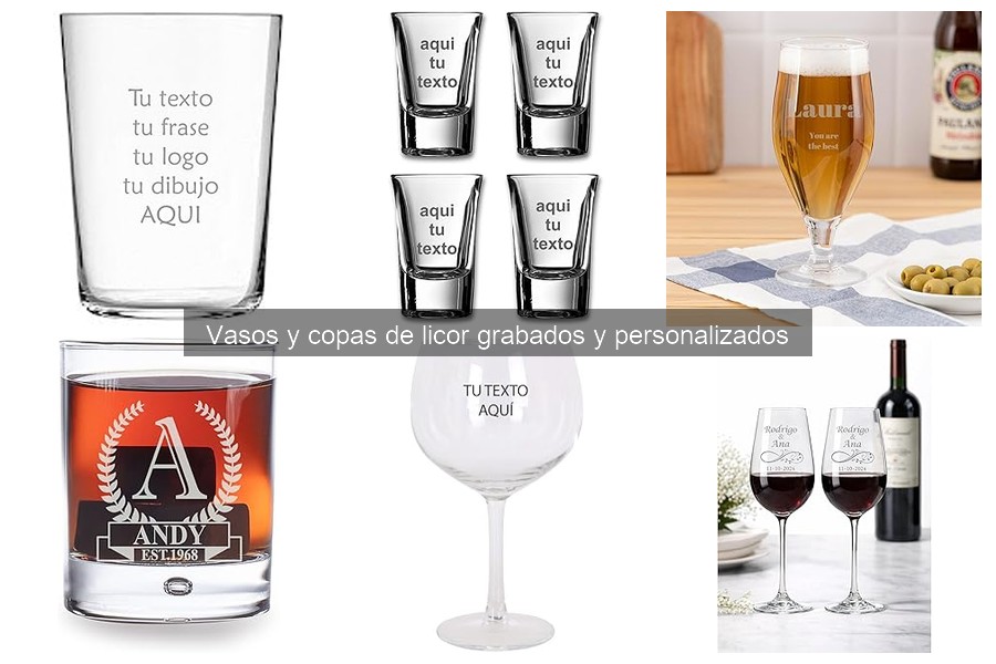Diferencias entre grabado láser y manual en copas de licor