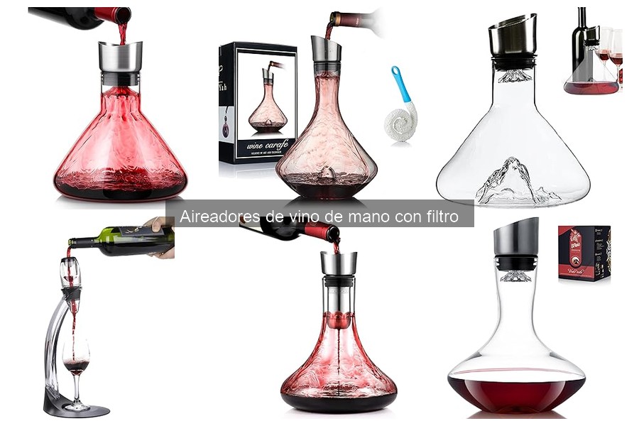Dónde comprar aireadores de vino de mano con filtro