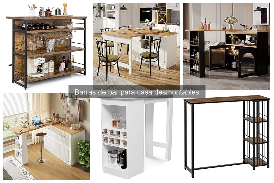 Dónde comprar barras de bar desmontables a buen precio